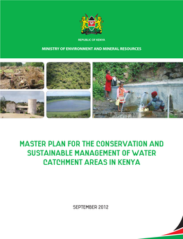 Master Plan for the Conservation and Sustainable Management of Water Catchment Areas in Kenya