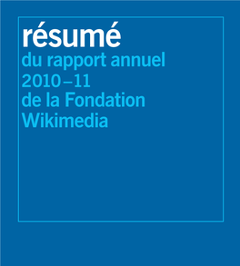 Du Rapport Annuel De La Fondation Wikimedia