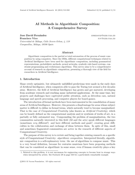 AI Methods in Algorithmic Composition: a Comprehensive Survey