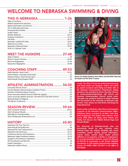 Nebraska Swimming & Diving