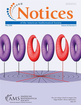 Notices Ofof the American Mathematicalmathematical Society May 2020 Volume 67, Number 5