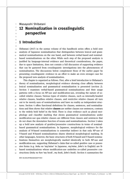 3. Shibatani 2018 Nominalization in Crosslinguistic Perspective Mouton