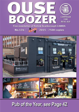 Pub of the Year, See Page 42 Ouse Boozer 1 No