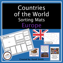 Europe Sorting Mats