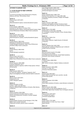 Radio 3 Listings for 4 – 10 January 2020 Page 1 of 24