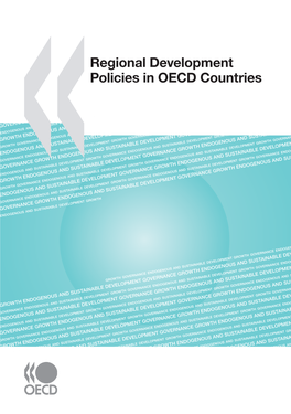 Regional Development Policies in OECD Countries