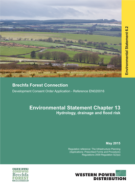 Environmental Statement Chapter 13 Hydrology, Drainage and Flood Risk