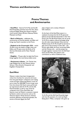 New Proms 2004 Press Pack