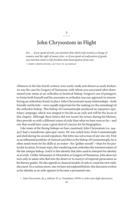 John Chrysostom in Flight