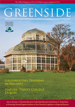 Greenkeeping Training in Ireland Feature: Trinty College Dublin