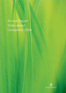 Annual Report State-Owned Companies 2004 Annual Report State-Owned Companies 2004