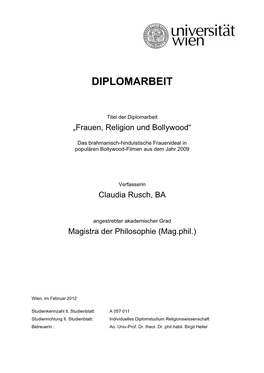 Diplomarbeit