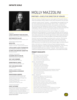 Molly Mazzolini Partner + Executive Director of Venues