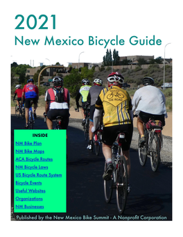2021 New Mexico Bicycle Guide