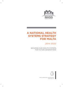 A National Health Systems Strategy for Malta