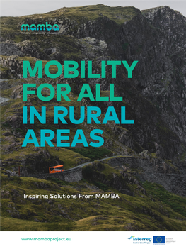 Mobility for All in Rural Areas: Inspiring Solutions from MAMBA