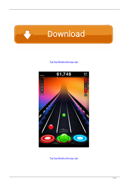 Tap Tap Metallica Revenge Apk