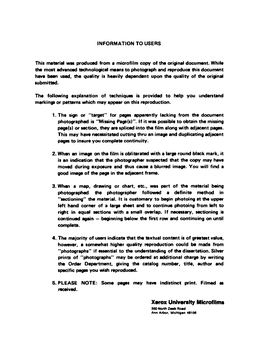 Xsrox University Microfilms 300 Northzaab Rood Ann Arbor, Michigan 40106 76-10,023 PENROD, Lynn Kettler, 1946- the RULES of the GAME: the NOVELS of J.M.G