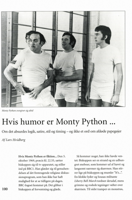 Hvis Humor Er Monty Python