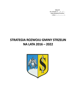 Strategia Rozwoju Gminy Strzelin Na Lata 2016 – 2022