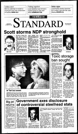 Scott Storms NDP Stronghold