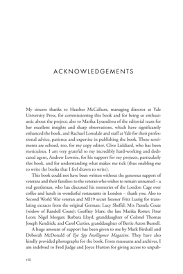 Acknowledgements