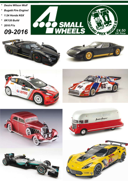 Desire Wilson Wolf * Bugatti Fire Engine! * 1:24 Honda NSX * XK120 Build * 2016 F1s 09-2016 NEWS Saturday Openings