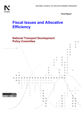 Fiscal Issues and Allocative Efficiency Executive Summary