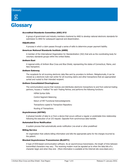Glossary G Glossary