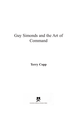 Guy Simonds and the Art of Command English.Qxp