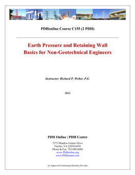 Introduction to Lateral Earth Pressure