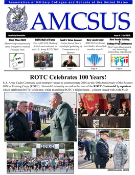 AMCSUS Newsletter Issue 201607