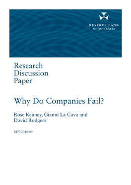 Why Do Companies Fail?