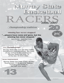 MSU Basketball 06-07 Guide 1.Indd