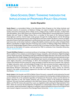 Grad School Debt:Thinking Through the Implications Of