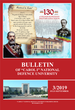 BULLETIN of “CAROL I” NATIONAL CAROL I” NATIONAL DEFENCE UNIVERSITY No