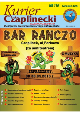 Batalia O Marihuanę; Młodzi I Teatr; Wielka Płyta; Marianki Mają 5 Lat; Cukrzyca Wróg Czy Przyjaciel?; Festyn Integracyjny; Szkółka Żeglarska; Uwolnij Książkę;