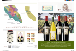 Savor the Flavor of Sonoma Case Stack Case Card Shelf Talkers for Over 35 Years, St