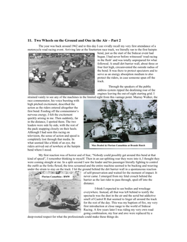 11. Two Wheels on the Ground and One in the Air – Part 2