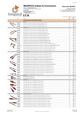 BESPECO Cables & Connectors