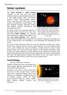 Solar System 1 Solar System