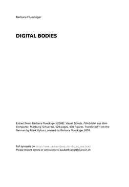 Digital Bodies
