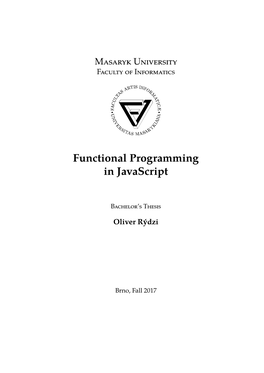 Functional Programming in Javascript