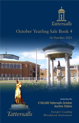 October Yearling Sale Book 4 16 October 2021