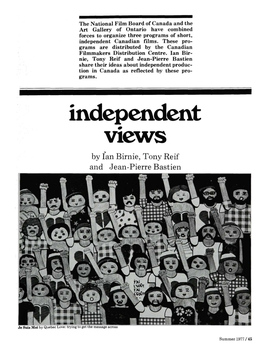 Independent Views « by Ian Birnie, Tony Reif and Jean-Pierre Bastien