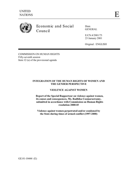 Economic and Social Council Decision 1998/261 of 30 July 1998 (A/53/364, Annex), Para