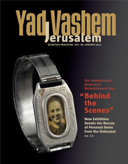 Jerusalemhem QUARTERLY MAGAZINE, VOL