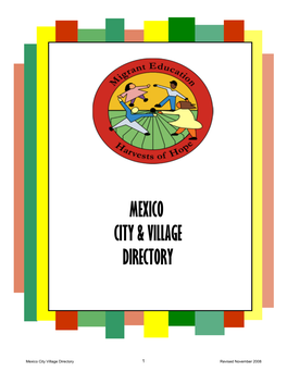 Mexico City & Village Directory