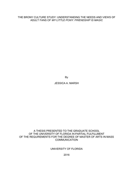 University of Florida Thesis Or Dissertation Formatting