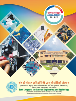 Annual Report 2019-20 SLIET Longowal 2